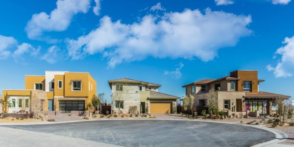 Model homes ay Skystone by Woodside homes in Summerlin