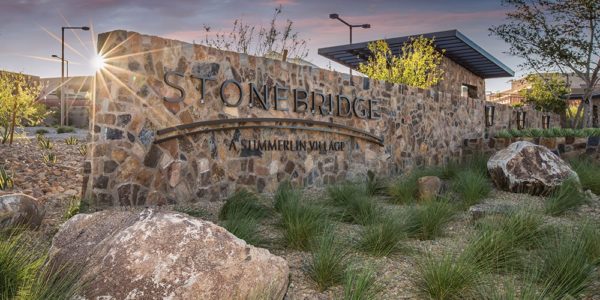 Monument Sign at Stonebridge in Summerlin