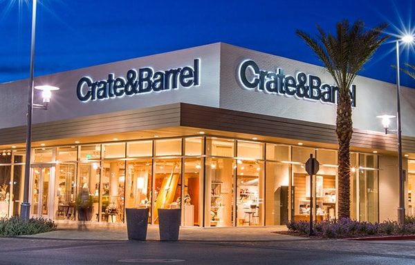 Crate and Barrel at Downtown Summerlin storefront