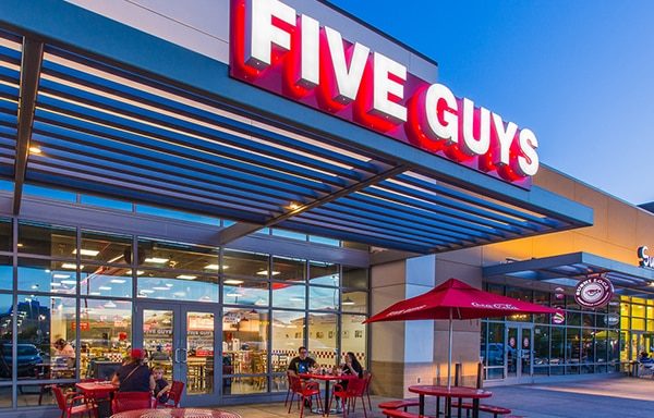Five Guys storefront at Downtown Summerlin