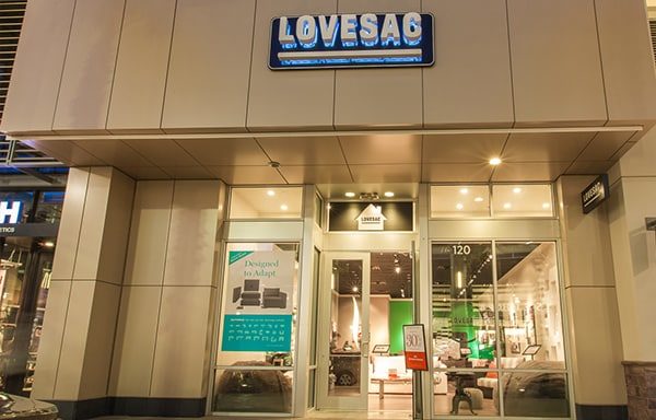 Lovesac storefront at Downtown Summerlin