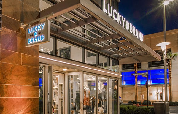 Lucky Brand storefront at Downtown Summerlin