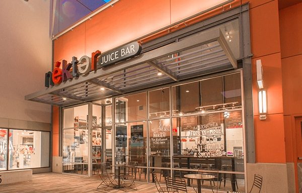 Nekter Juice Bar storefront at Downtown Summerlin