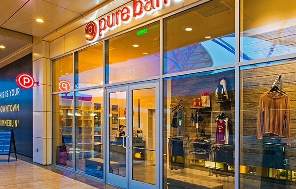 Pure Barre at Downtown Summerlin storefront