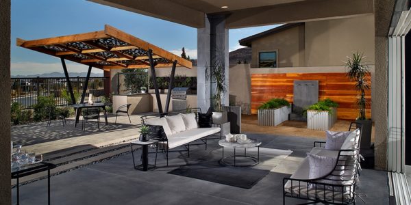 Backyard at Nova Ridge by Pardee Homes in Summerlin