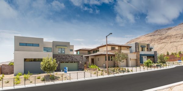 Model homes at Westcott by Lennar Homes in Summerlin