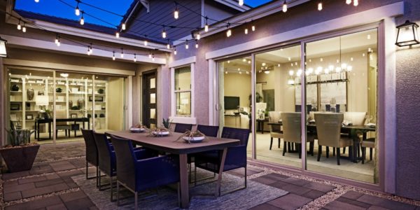 Patio at Scots Pine by Richmond American Homes in Summerlin