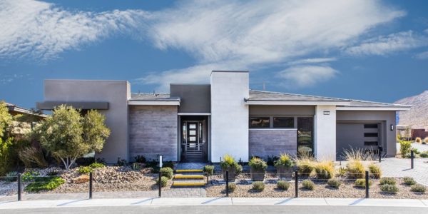 Model home in a neighborhood in Summerlin