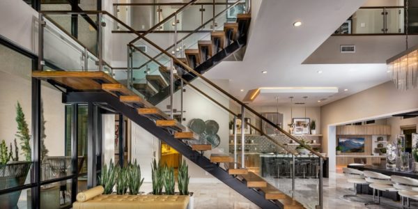 Staircase at Mesa Ridge by Toll Brothers in Summerlin