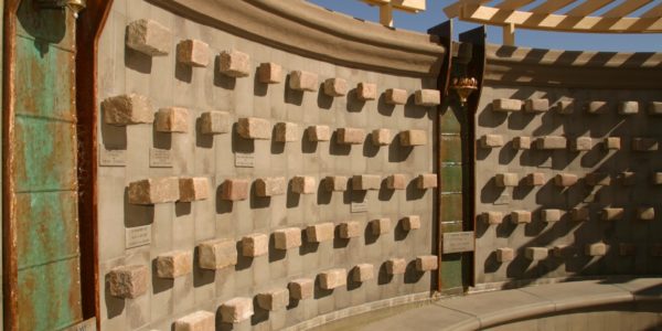 Warsaw Ghetto Remembrance Garden at Temple Beth Sholom in Summerlin