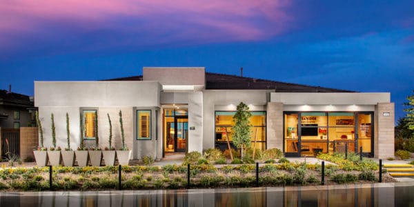 Front Elevation of Bridge Model in Overlook Collection in Mesa Ridge by Toll Brothers in The Mesa in Summerlin