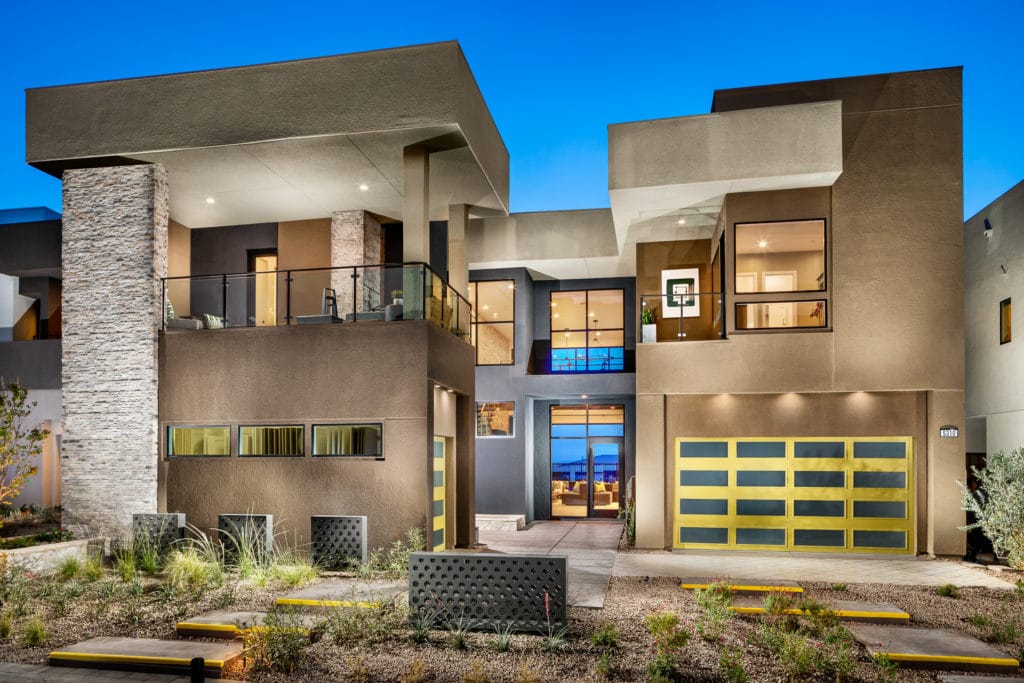 Front Elevation of Calico in Mesa Ridge by Toll Brothers in The Mesa in Summerlin