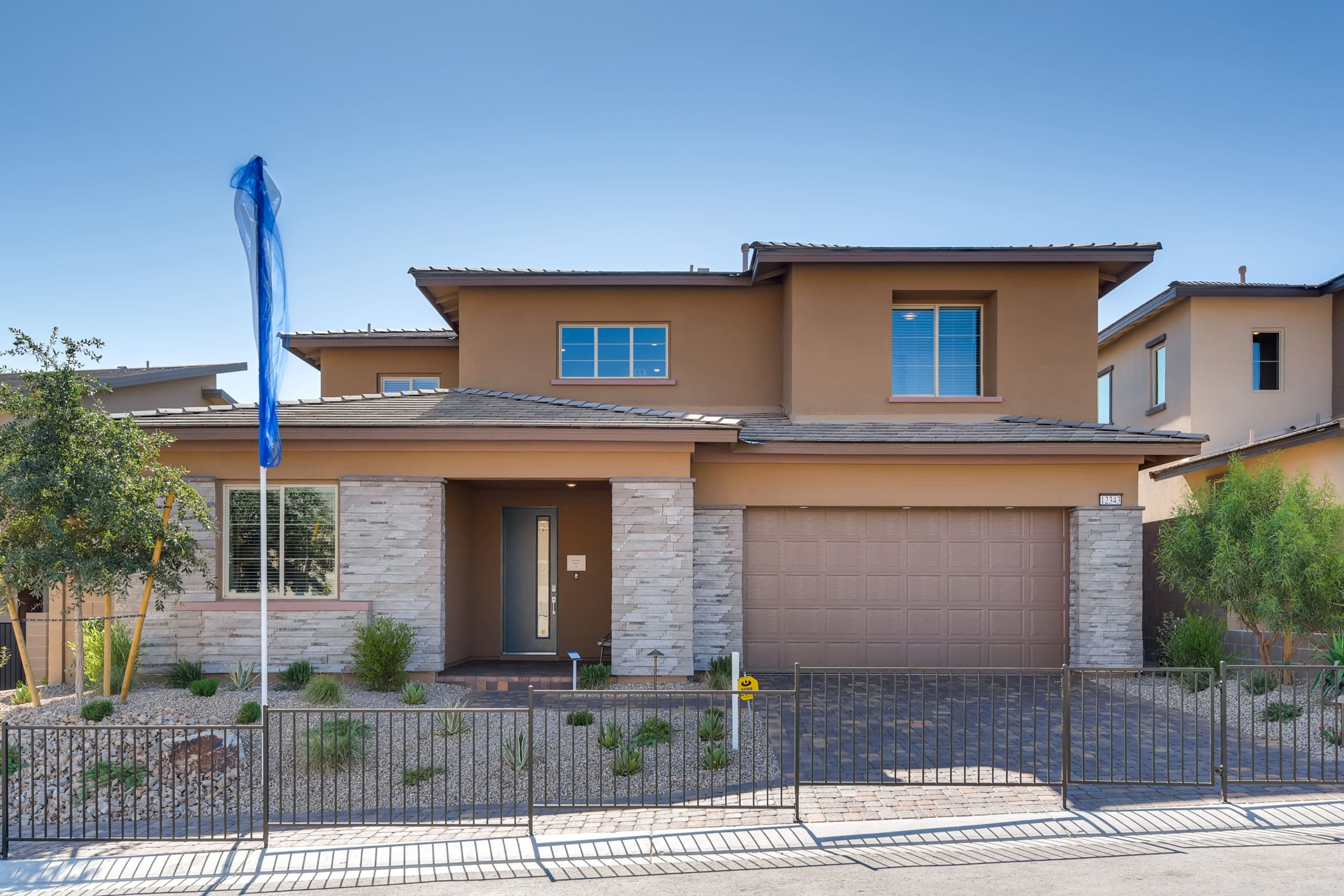 Front Elevation of Hazel Model in Graycliff by Lennar in Stonebridge in Summerlin