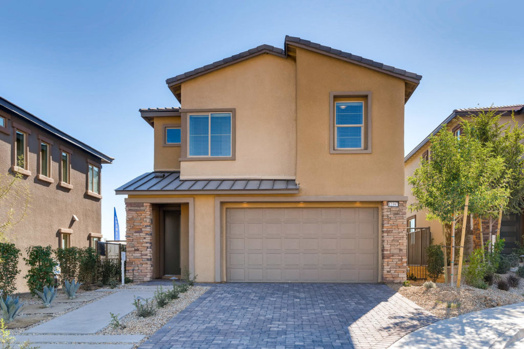 Front Elevation of Lynn Model in Westcott by Lennar in Stonebridge in Summerlin