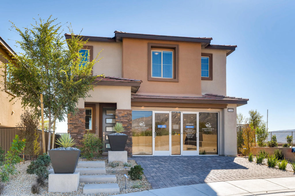 Front Elevation of Morgan Model in Westcott by Lennar in Stonebridge in Summerlin