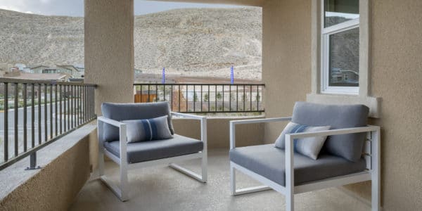 Patio in Plan 2 Model in Jade Ridge by Taylor Morrison in The Cliffs in Summerlin
