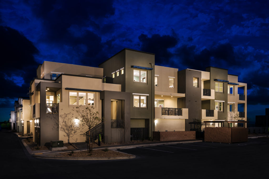 Front Elevation of Moda Model in Affinity by Taylor Morrison in Summerlin Centre in Summerlin