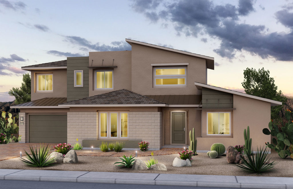 Elevation B of Weston in Reverence by Pulte Homes in Summerlin