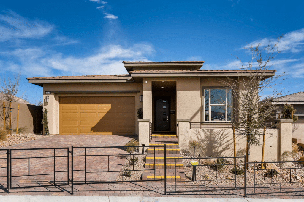 Exterior of Avila model at Bixby Creek by Woodside Homes