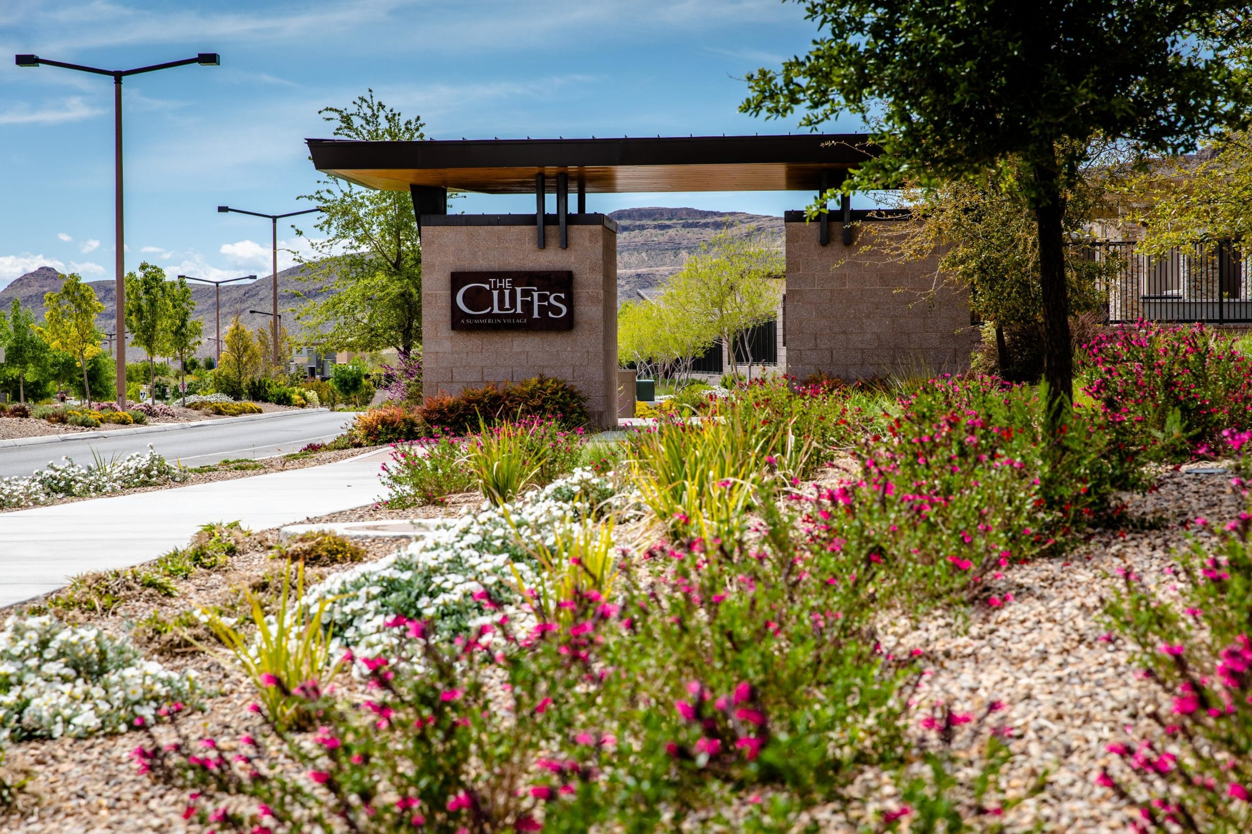 The Cliffs monument sign in Summerlin