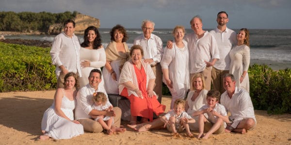 Ben Lesser and his family