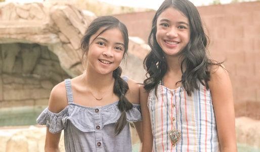 The Magtibay family Girls