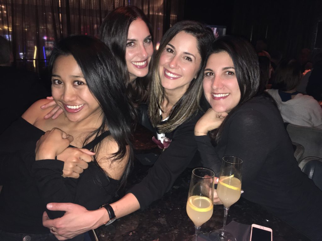 Reem Awad and friends having fun