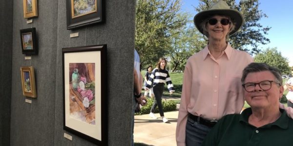 Bill and Lisa Wright at Summerlin Art Fest