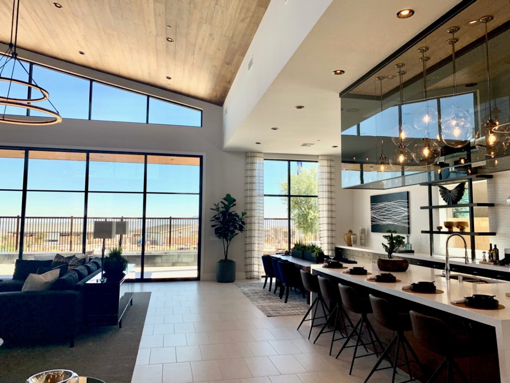 Kitchen at Casade model at Mesa Ridge
