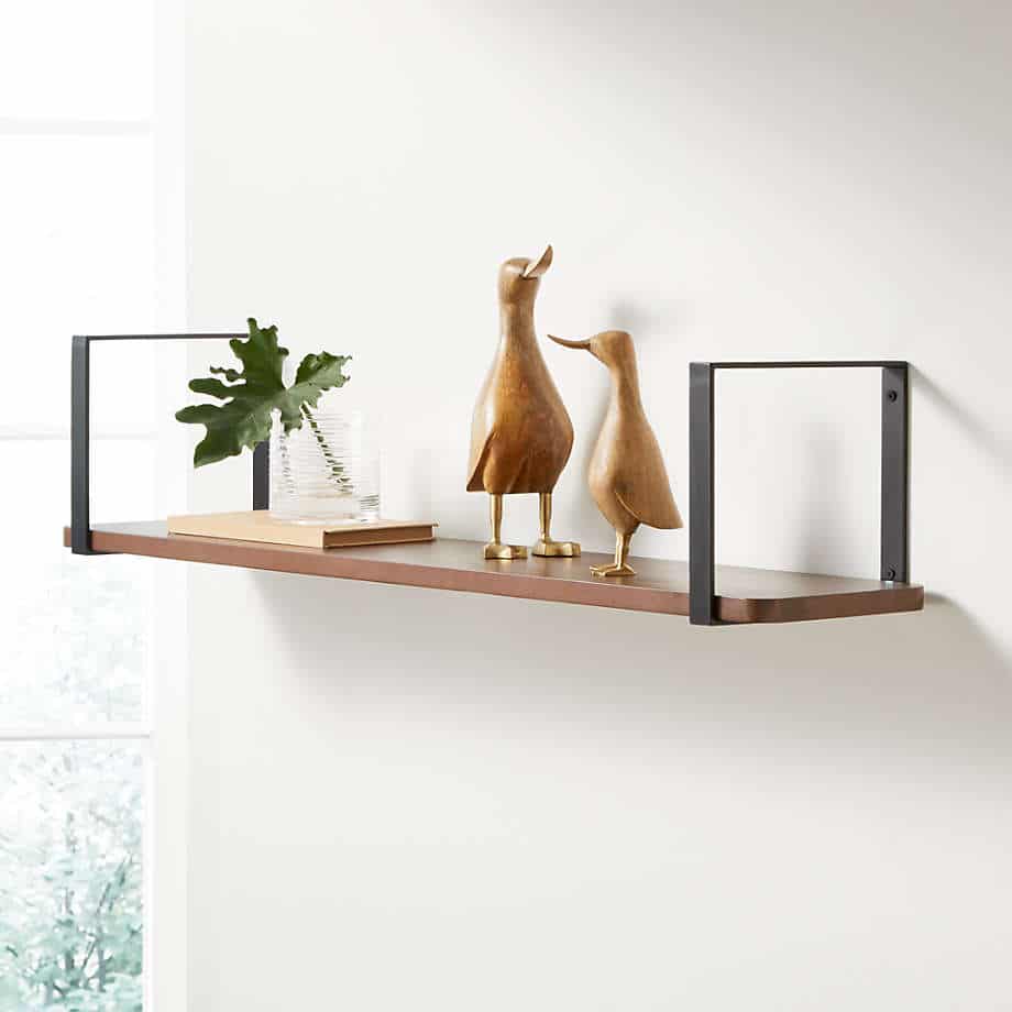 Walnut Shelf from Crate and Barrel