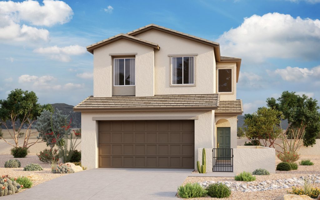 Front Elevation of Acacia A at Crested Canyon by Taylor Morrison