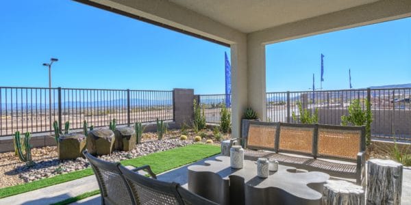 Back Patio of Violet Model at Savannah by Taylor Morrison