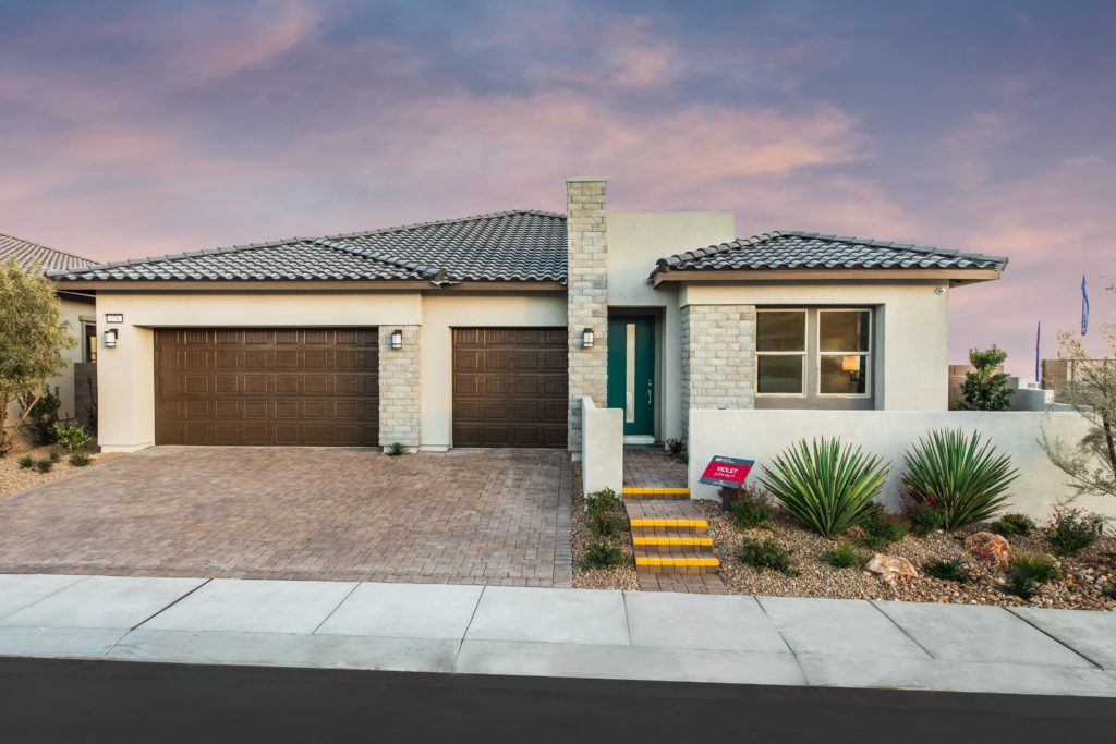 Front elevation of Violet Model at Savannah by Taylor Morrsion Homes
