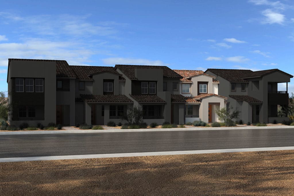 Front Elevation of Plan 1448 at Ascent by KB Home