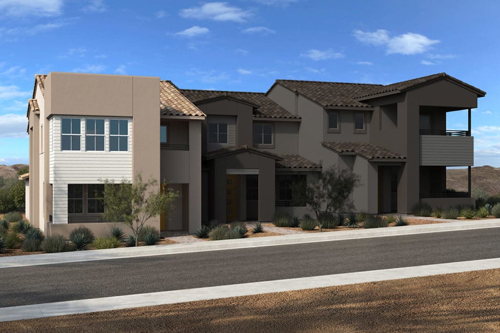Front Elevation of Plan 1860 at Ascent by KB Home