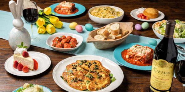 Easter meal at Maggianos Littly Italy