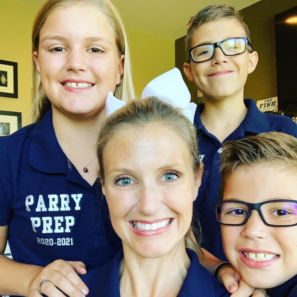 Marin Parry with Family