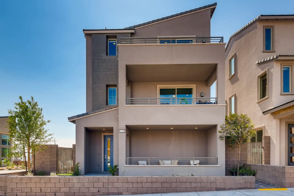 Front Exterior of Opal Plan 4 at Obsidian by Woodside