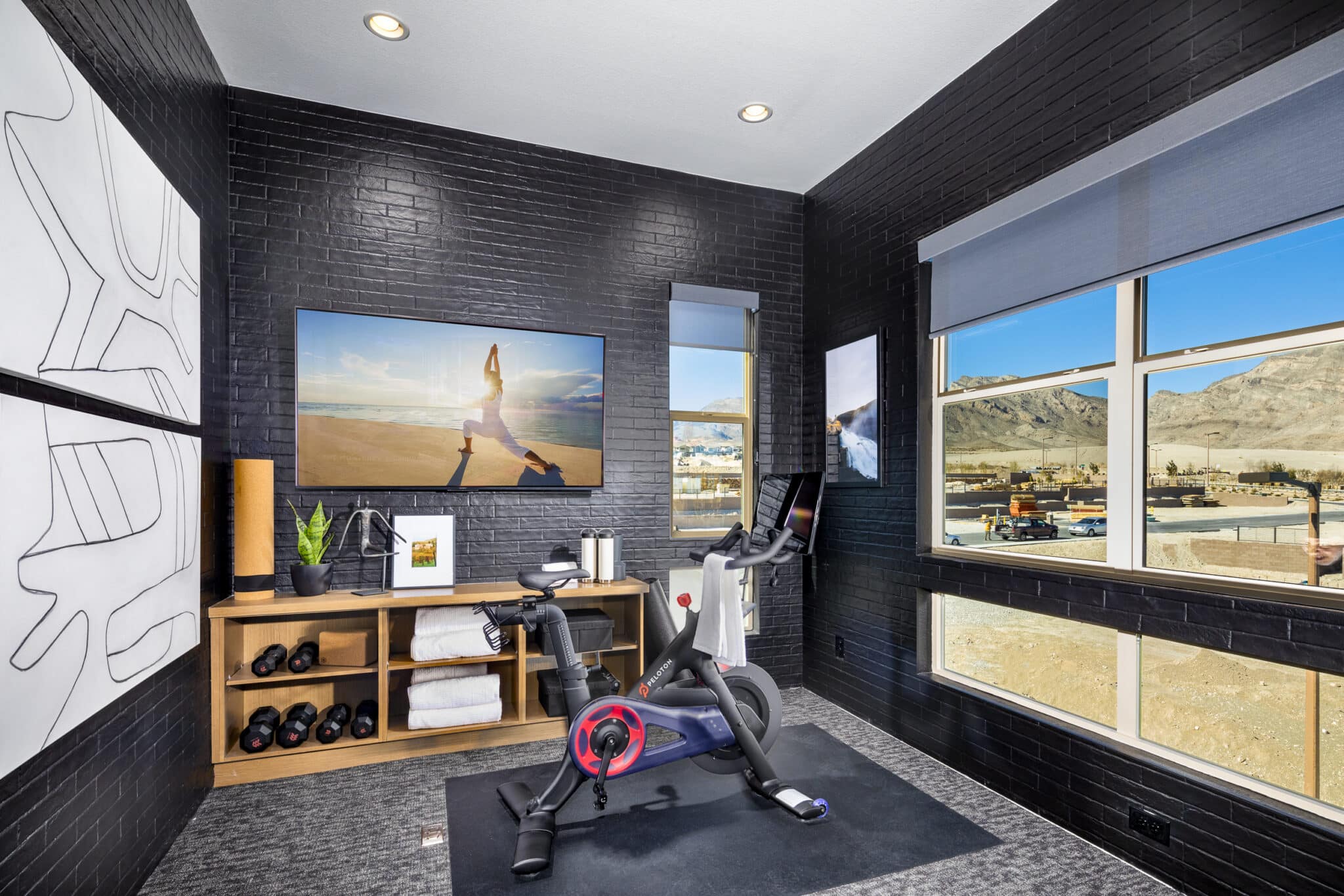 Gym of Renata at Cordillera by Toll Brothers