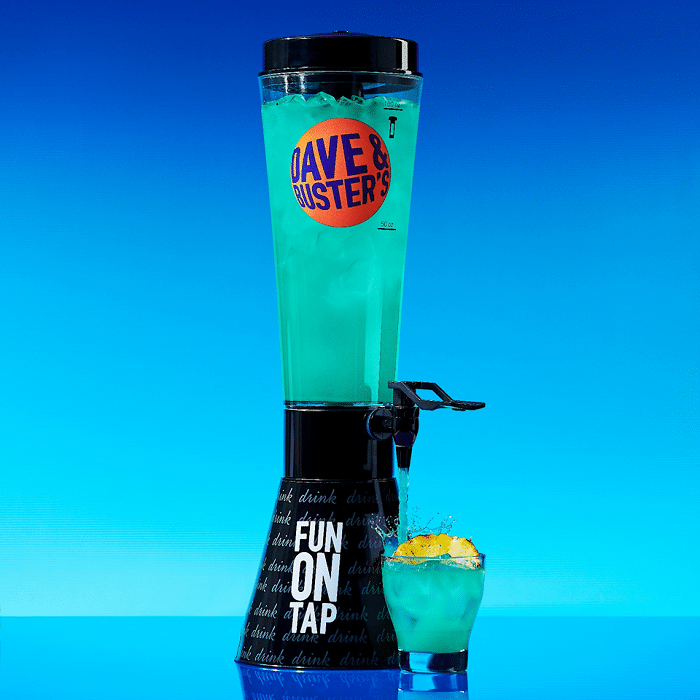 Dave and Busters Drink Tower