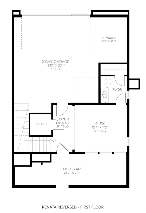 First Floor Reverse of Renata Model at Cordillera by Toll Brothers