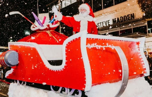 Santa at the Downtown Summerlin Holiday Parade
