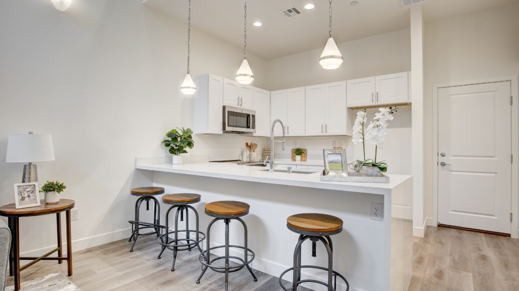 Kitchen of Unit A at Thrive by Edward Homes