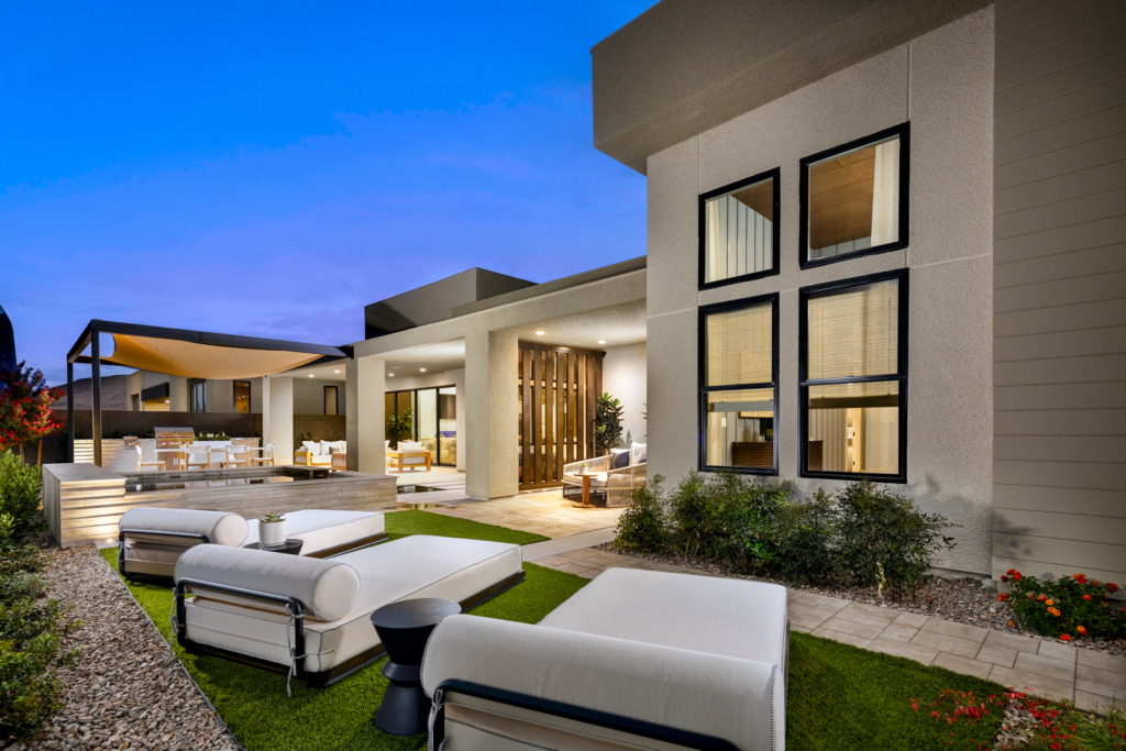 Rear Elevation of Cliffside Model at Ascension by Toll Brothers