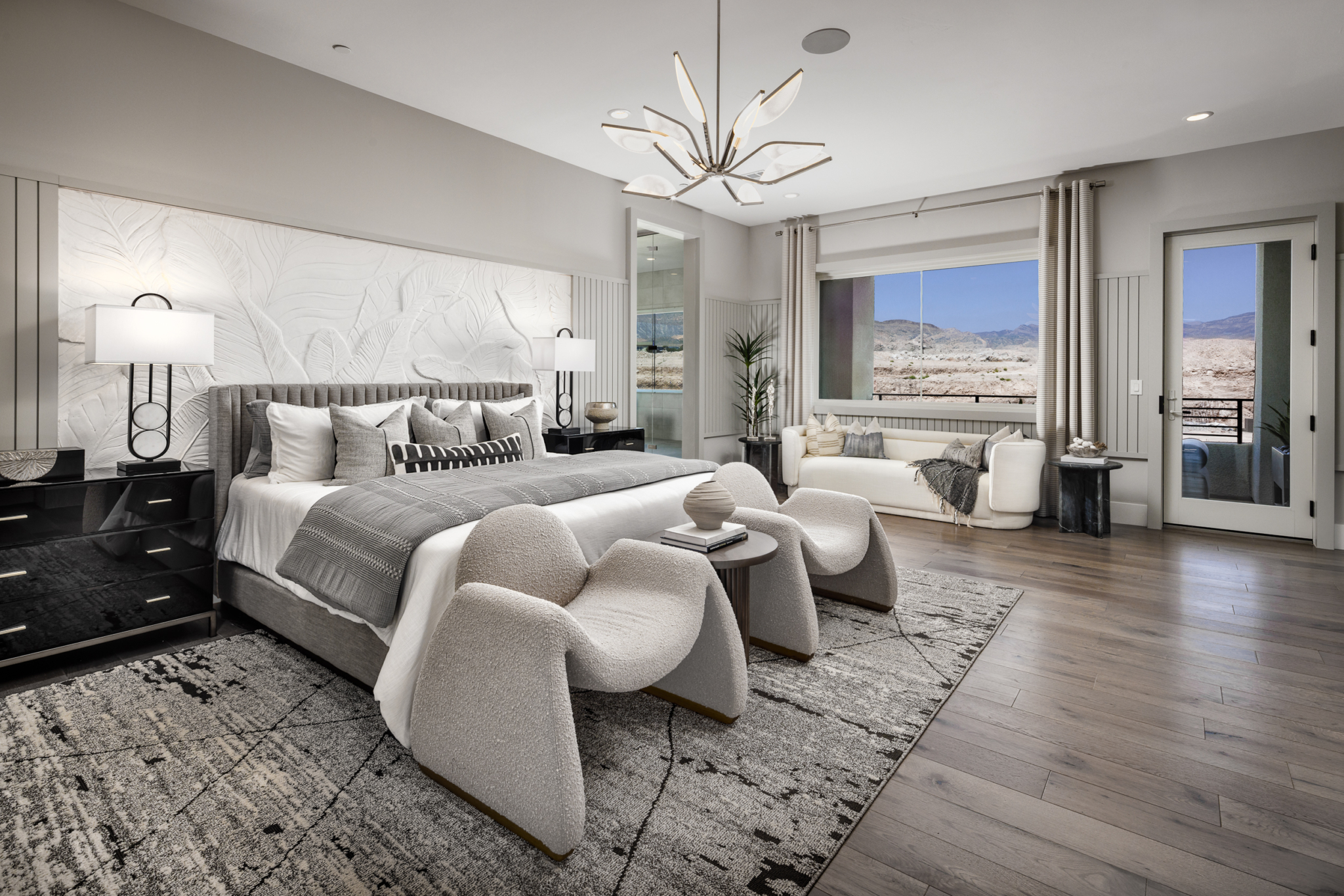 Primary Bedroom of Suncrest Model at Ascension by Toll Brothers