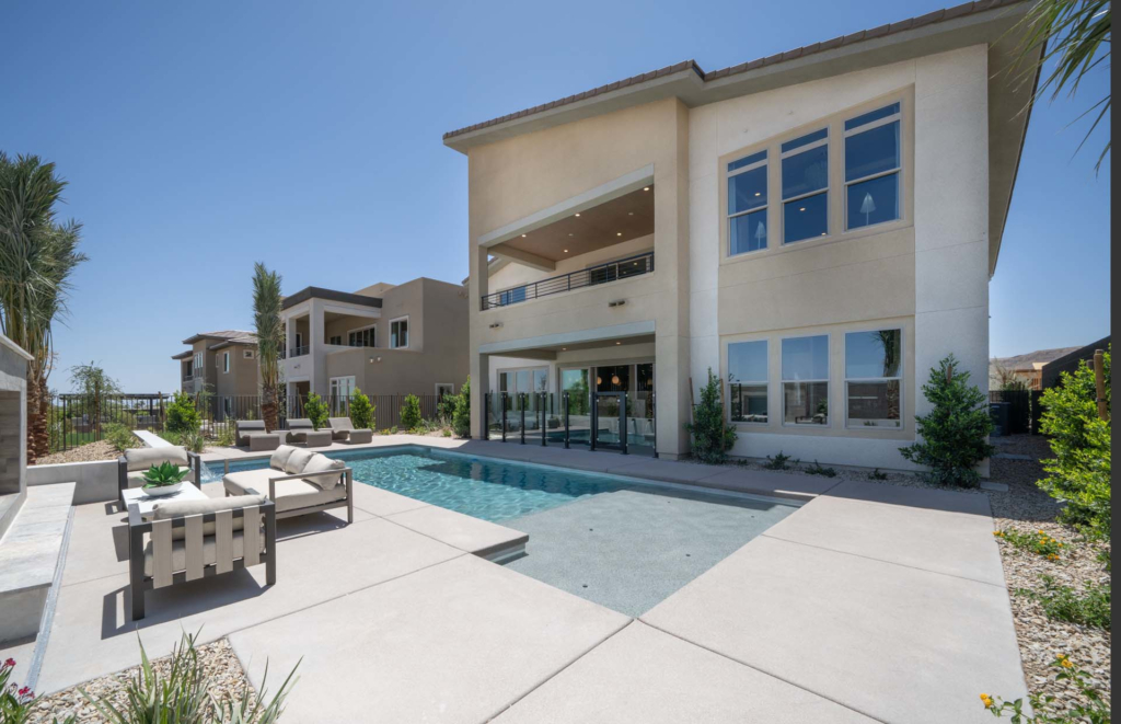 Backyard of Lucera Model at Ascension by Pulte Homes