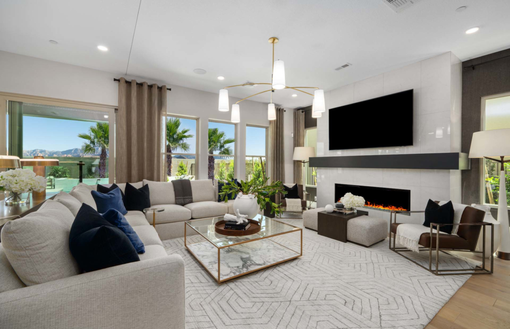 Gathering Room of Lucera Model at Ascension by Pulte Homes