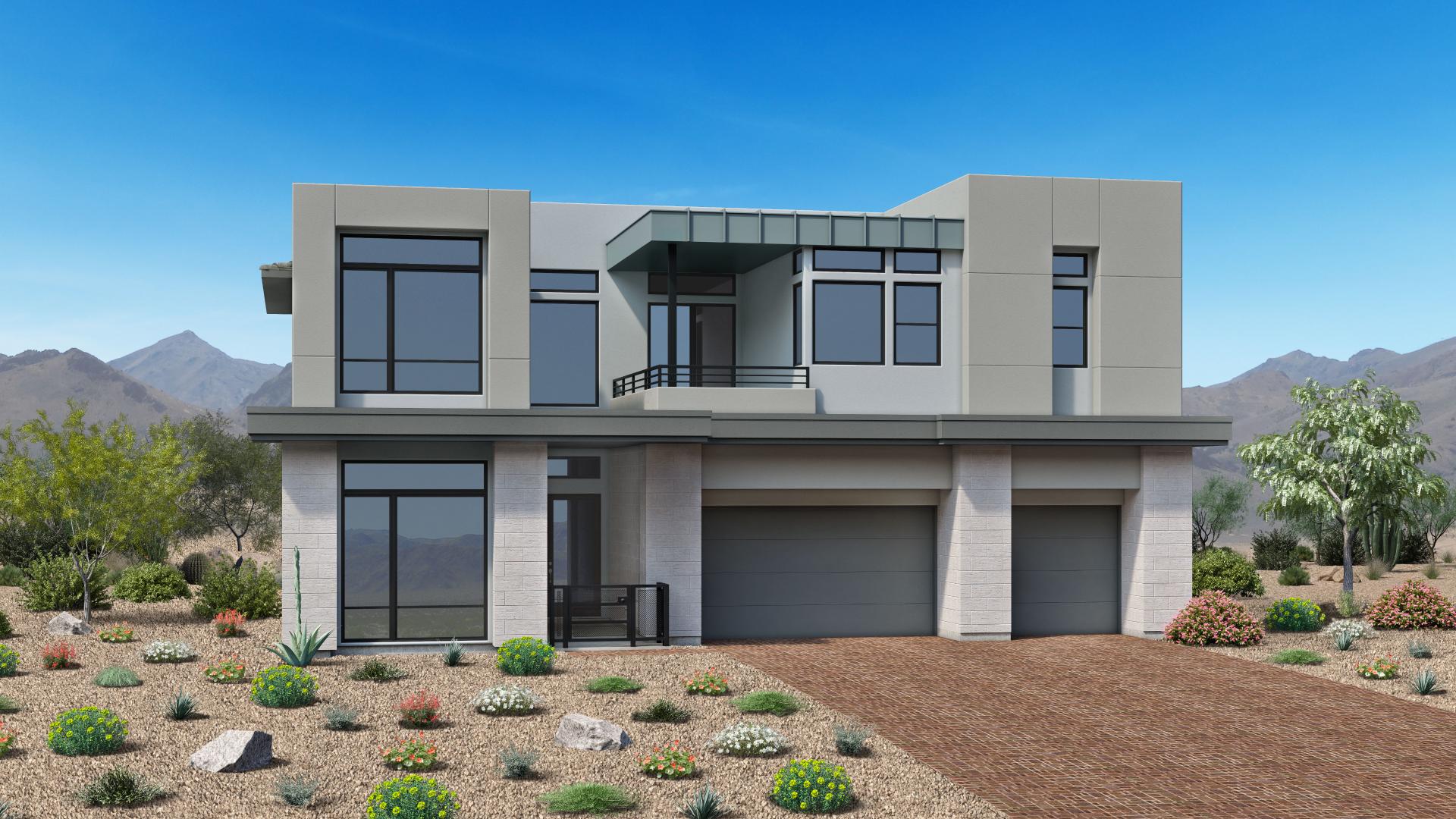 Front Elevation of Suncrest Model at Ascension by Toll Brothers