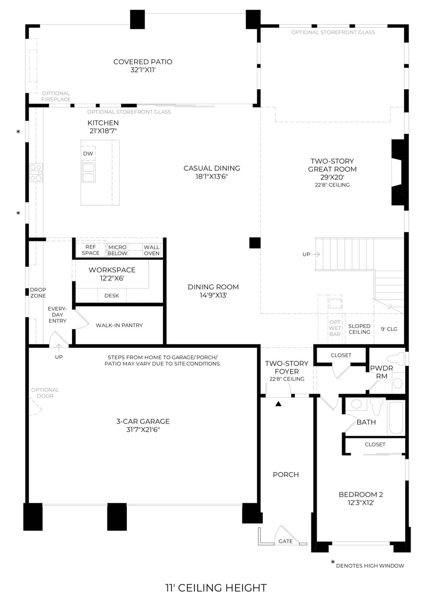 Floorplan of Suncrest Model at Ascension by Toll Brothers