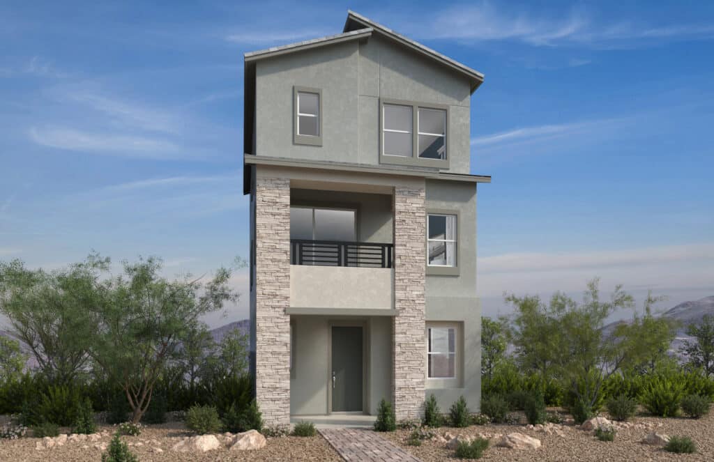 Elevation B of Plan 1920 at Quail Cove by KB Home